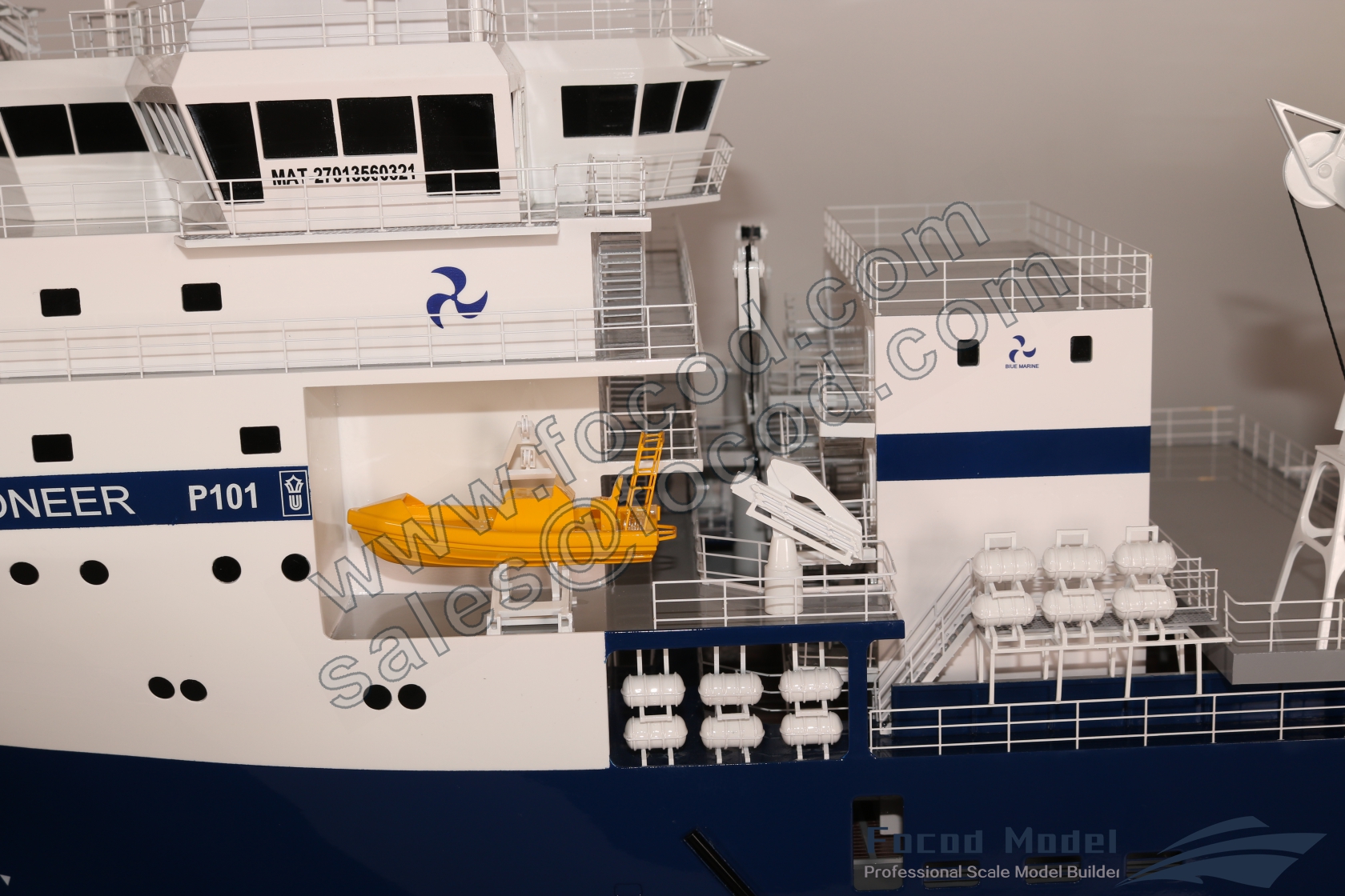 customized model of 134米海上支援船